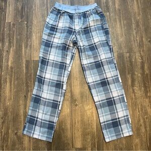 Abercrombie Kids Sleep Blue Plaid Pants Loungewear Joggers Pijama Pants 15/16